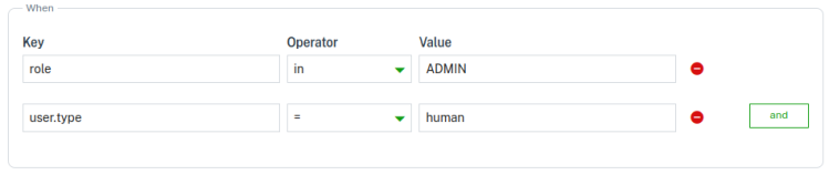 Custom access mapping