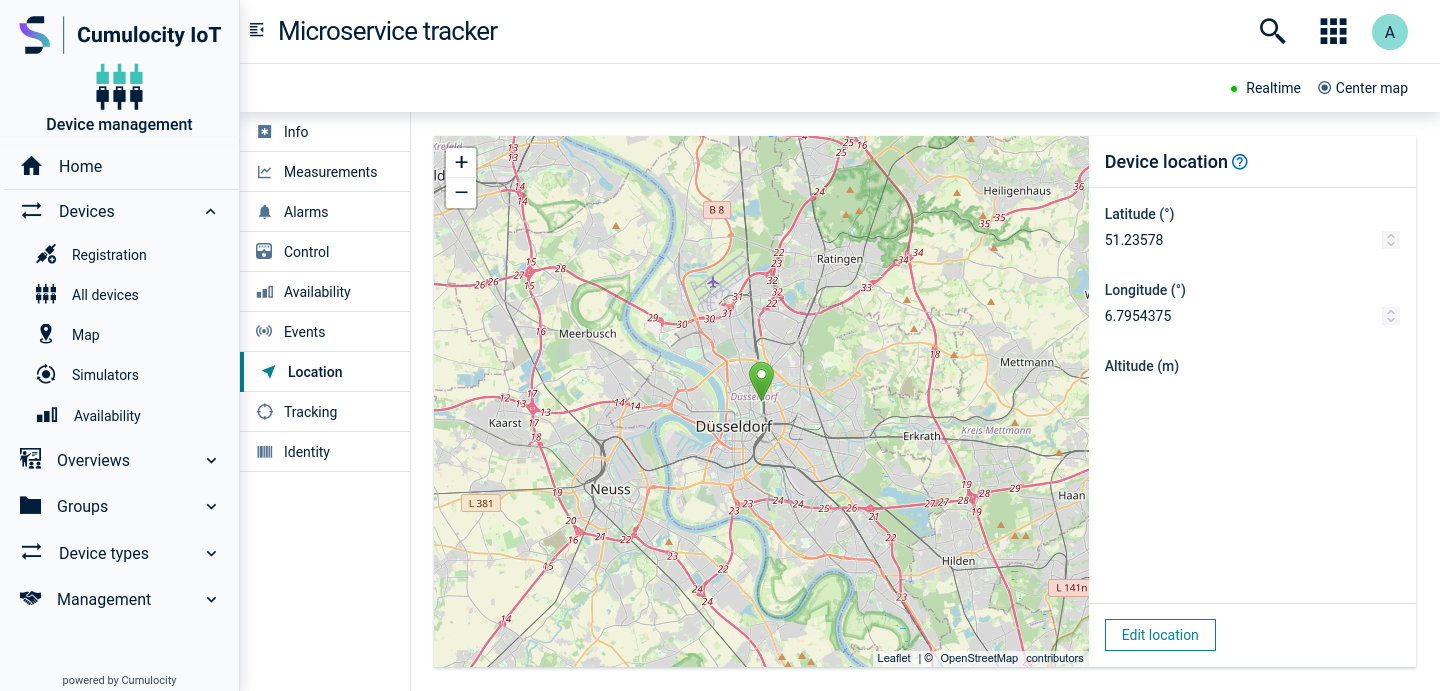Microservice tracking