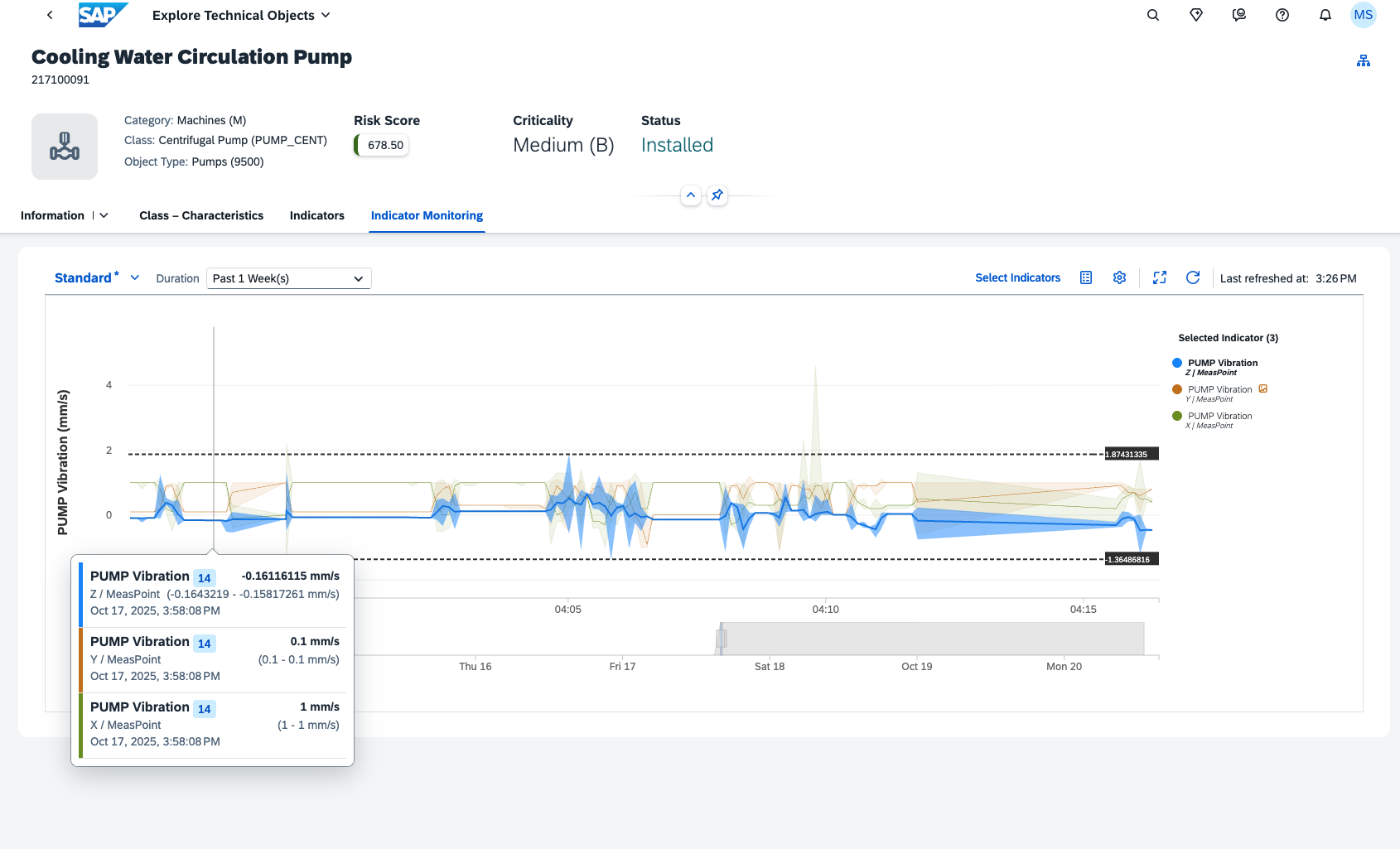 Cumulocity is embedded in SAP Asset Performance Management