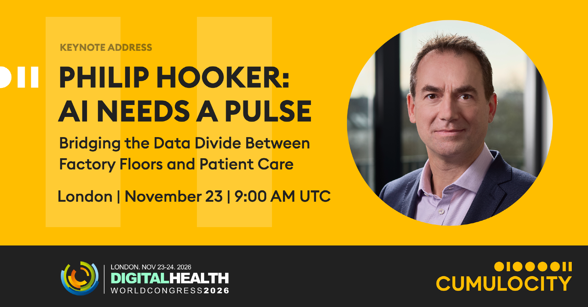 Meet with Phil Hooker at Digital Health World Congress thumbnail