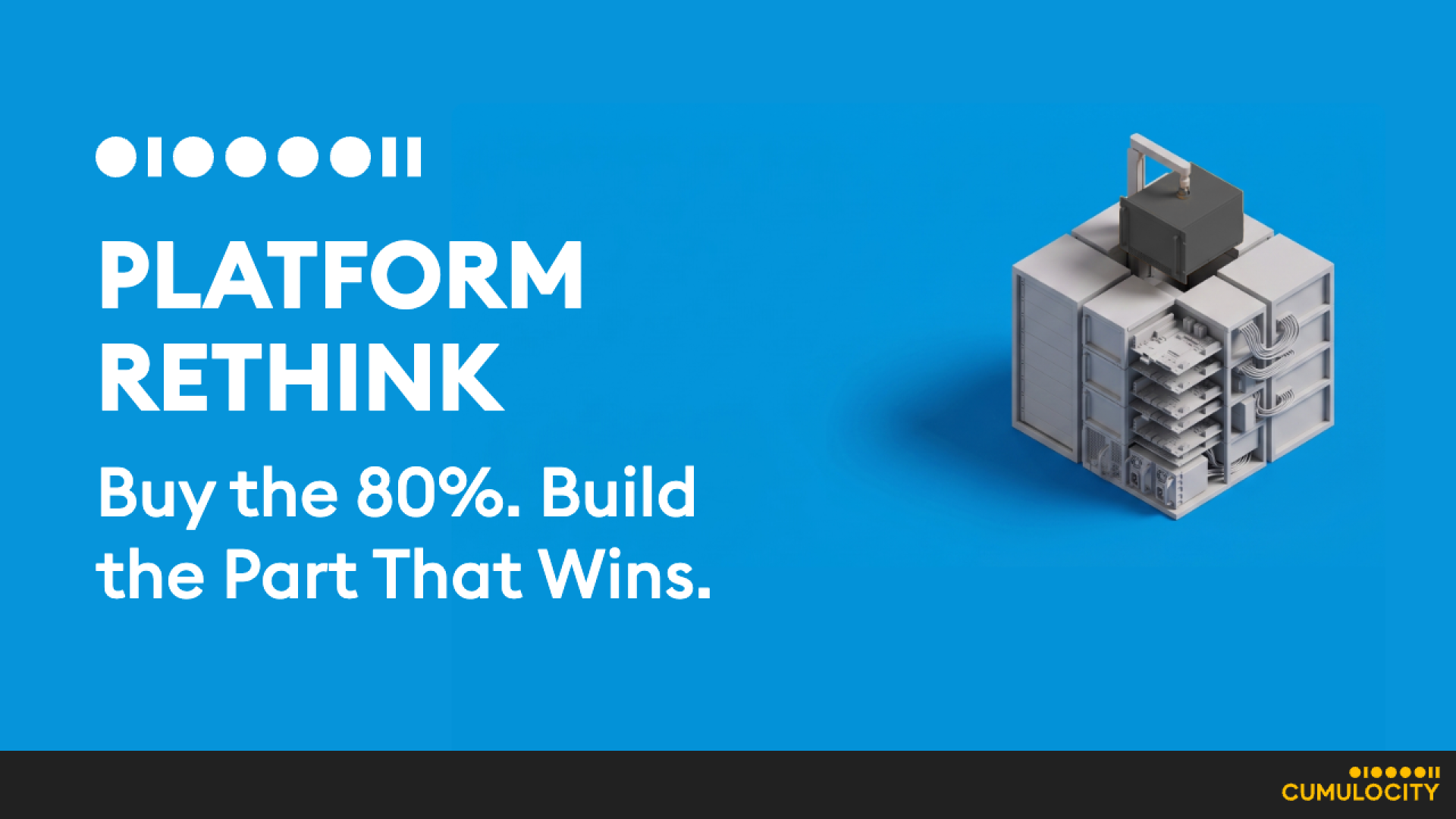 Platform Rethink: Buy the 80%. Build the Part That Wins. thumbnail
